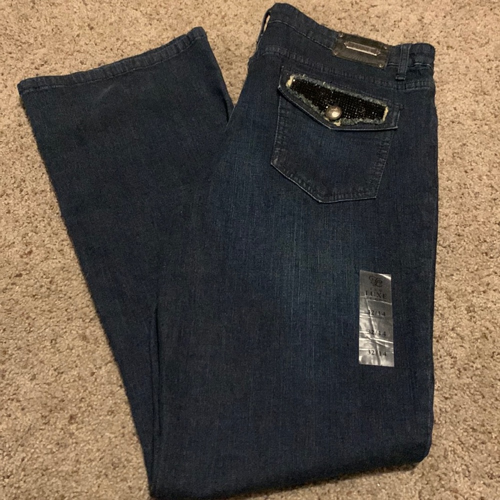 Tru Luxe Jeans 14/34 bootcut NWT